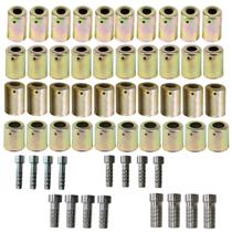 Kit Caneca E Salva Vida 6mm 8mm 10mm 12mm Aço 56 Unidades