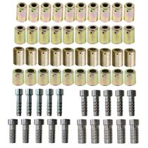 Kit Caneca E Salva Vida 6mm 8mm 10mm 12mm Aço 60 Unidades