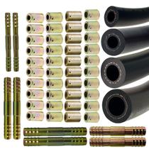 Kit Caneca Emenda E Mangueira Ar Cond 6mm 8mm 10mm 12mm Aço Kit Caneca Emenda E Mangueira Ar Cond 6mm 8mm 10mm 12mm Aço