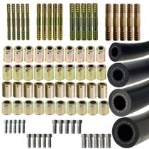 Kit Caneca Emenda Salva Vida E Mangueira 6 8 10 12mm Aço