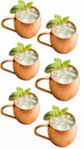 Kit Caneca Para Drinks Moscow Mule Inox Bronze 450 ML Kit Caneca Para Drinks Moscow Mule Inox Bronze 450 ML