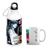 Kit Caneca Porcelana + Garrafa Squeeze da Taylor Swift