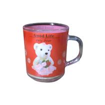 Kit Caneca Presente Ursinho e Colher + Urso de Pelucia