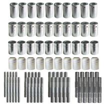 Kit Caneca Reduzida E Emenda 6 8 10 12mm Alumínio 80 Peças Kit Caneca Reduzida E Emenda 6 8 10 12mm Alumínio 80 Peças