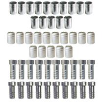 Kit Caneca Reduzida E Salva Vida 10mm 12mm Alumínio 50 Peças Kit Caneca Reduzida E Salva Vida 10mm 12mm Alumínio 50 Peças