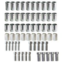 Kit Caneca Reduzida E Salva Vida 6 8 10 12mm Alumínio 60 Pçs