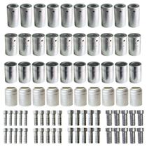 Kit Caneca Reduzida E Salva Vida 6 8 10 12mm Alumínio 80 Pçs