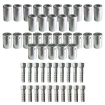 Kit Caneca Reduzida E Salva Vida 6mm 8mm Alumínio 50 Peças