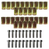 Kit Caneca Reduzida E Salva Vida 8mm 10mm Aço 50 Unidades