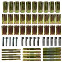 Kit Caneca Reduzida Emenda E Salva Vida 6 8 10mm Aço 60 Pçs