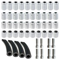 Kit Caneca Salva Vida E Mangueira 6mm 8mm 10mm 12mm Alumínio