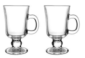 Kit Caneca Vidro Café Nespresso Dolce Gusto 220ml