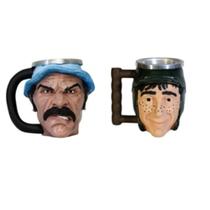 Kit Canecas 3D Em Resina Chaves + Caneca 3D Seu Madruga