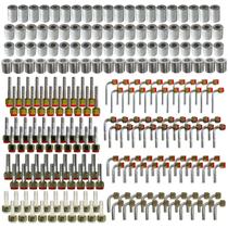Kit Canecas E Conexões 6 8 10 12mm Alumínio 240 Unidades