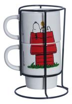 Kit Canecas Empilháveis Snoopy 150ml Kit Canecas Empilháveis Snoopy 150ml