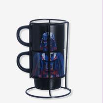 Kit canecas empilhaveis star wars darkside Kit canecas empilhaveis star wars darkside