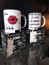 Kit canecas porcelana