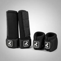 Kit Caneleira Cloche Neoprene Cavalo Ranch Tex Preto M Kit Caneleira Cloche Neoprene Cavalo Ranch Tex Preto M