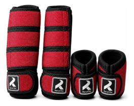 Kit Caneleira Cloche Neoprene Cavalo Ranch Tex Vermelha Vermelho M Kit Caneleira Cloche Neoprene Cavalo Ranch Tex Vermelha Vermelho M