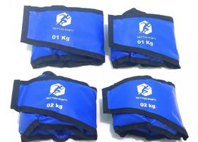 Kit Caneleira De Peso 1Kg / 2Kg Treino De Perna Fisioterapia