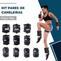 Kit Caneleiras 1kg À 10kg Ahead Sports Preta