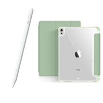 Kit Caneta C Palm Rejection + Capa p iPad Air 5 / 4 ª geração 10.9" Protetora c Espaço p caneta Anti Impacto Proteção Total Capinha Smart Case Robusta