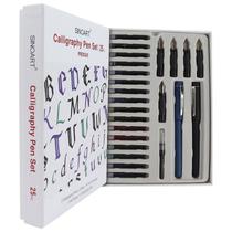 Kit caneta caligrafica sinoart c/25pcs sfs069