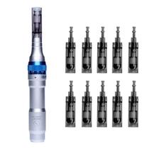 Kit Caneta Dermapen + 10 Cartuchos Com 137 Agulhas -Smart GR