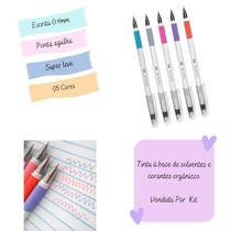 Kit Caneta Esferográfica Cis Minus 0.4 Estojo - 05 cores Kit Caneta Esferográfica Cis Minus 0.4 Estojo - 05 cores