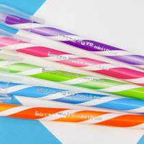 Kit Caneta Esferográfica Colorida Spiro Bazze Wave mini 5 unidades Tris