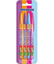 Kit Caneta Esferografica Compactor Jet Lux Mentos C/04 Cores Kit Caneta Esferografica Compactor Jet Lux Mentos C/04 Cores