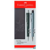 Kit Caneta Esferográfica Poly Ball + Lapiseira 0.7 Poly Matic + Mina Grafite - Faber Castell