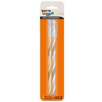 Kit Caneta Esferográfica Wave - Ouro e Prata - 1.0mm - Cartela C/2 un - Bazze