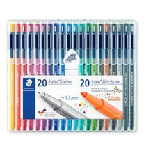 Kit Caneta Fineliner Staedtler Triplus + Color com 40 Peças Kit Caneta Fineliner Staedtler Triplus + Color com 40 Peças