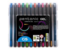 Kit Caneta Gel Pentonic 12 Cores - Cis