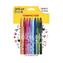 Kit Caneta Jet Lux Com 8 Cores Compactor Kit Caneta Jet Lux Com 8 Cores Compactor