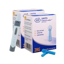 Kit Caneta Lancetadora + 200 Lancetas Twist