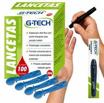 Kit Caneta Lancetadora e 100 Lancetas G-Tech Kit Caneta Lancetadora e 100 Lancetas G-Tech