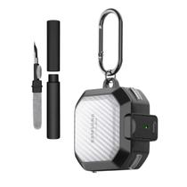 Kit Caneta Limpeza e Capa Protetora Nerdcase Compatível com Samsung Galaxy Buds FE, Buds Core, Buds 2, Pro e Live, Resistente Transparente