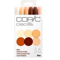 Kit Caneta Marcador Copic Ciao 6 Cores Skin Tones