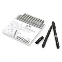 Kit Caneta Nanquim Uni Pin Fine Line - 12 Pontas