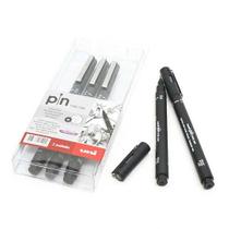 Kit Caneta Nanquim Uni Pin Fine Line - 5 Pontas