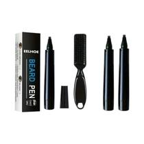 Kit Caneta para Enchimento de Barba - Preto e Marrom - À Prova d'Água Kit Caneta para Enchimento de Barba - Preto e Marrom - À Prova d'Água