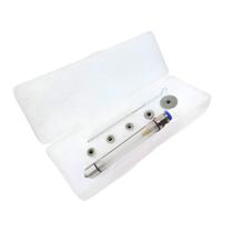 Kit caneta peeling diamante corpo de acrilico com 5 ponteiras
