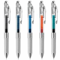 Kit Caneta Pentel Energel Retratil Infree - 5 cores