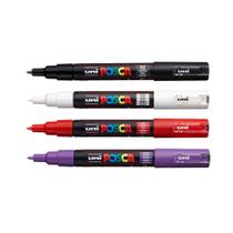Kit Caneta Posca Pc-1m Uniball Com 4 Unidades Kit Caneta Posca Pc-1m Uniball Com 4 Unidades