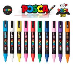 Kit Caneta Posca Pc-5m C/10 Unidades N17 Kit Caneta Posca Pc-5m C/10 Unidades N17