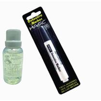 Kit Caneta Tinta Invisível Luz Negra+ Frasco Tinta Invisível Kit Caneta Tinta Invisível Luz Negra+ Frasco Tinta Invisível