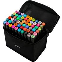 Kit Canetas Coloridas 60 Unidades Desenho Escolar E