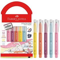 Kit canetas Fine Pen Colors 0.4mm cheirinho Revigora Faber-Castell